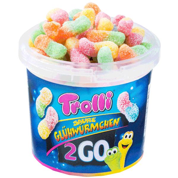 Kẹo dẻo sâu phủ đường Trolli Đức - Hủ 150gr - Date T10/2023
