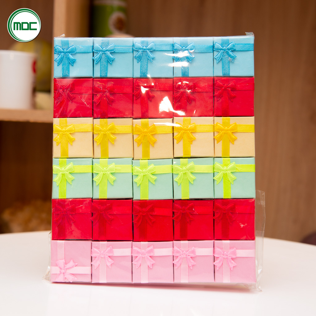 [HCM]30 hộp giấy nơ tiện lợi giá rẻ đựng nhẫn quà tặng CAO CẤP size 35x35x25cm