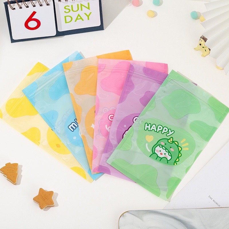 Túi zip nhỏ đựng kẹo, đựng quà dễ thương, túi zip đựng thực phẩm bánh kẹo phụ kiện hình dễ thương