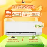 [GIAO LẮP HCM] Máy lạnh Panasonic 1.5HP CU/CS-N12ZKH-8 - Nanoe-G diệt khuẩn khử mùi, Dàn nóng màu xanh chống ăn mòn