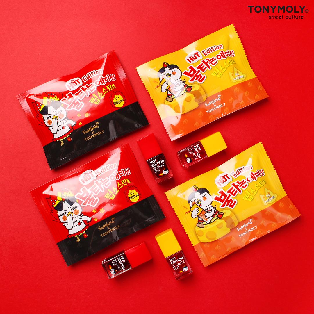 Son tonymoly hot edition lip sauce tint