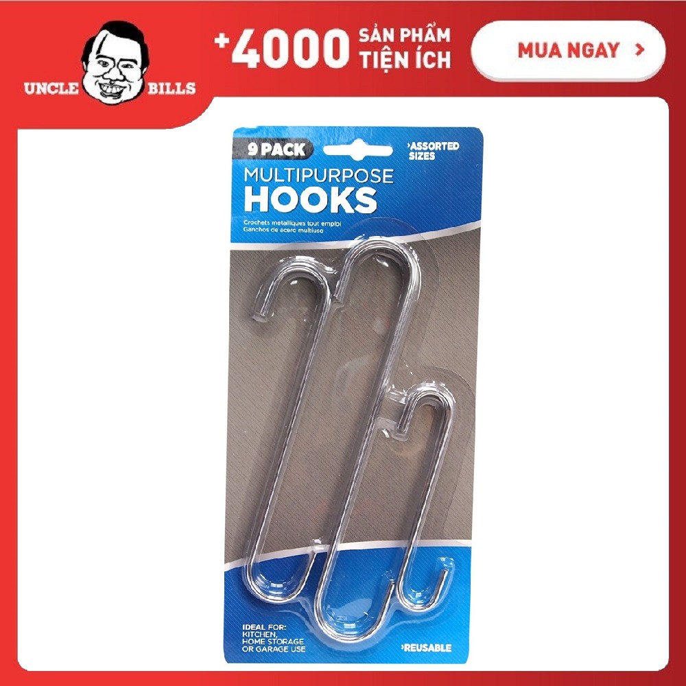 Móc bằng thép 9 cái ubl hy0128