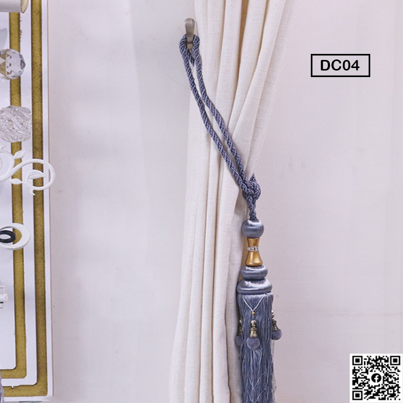Dây cột rèm cửa DC04 Phụ kiện rèm Lavender Dây buộc màn cửa trang trí cao cấp