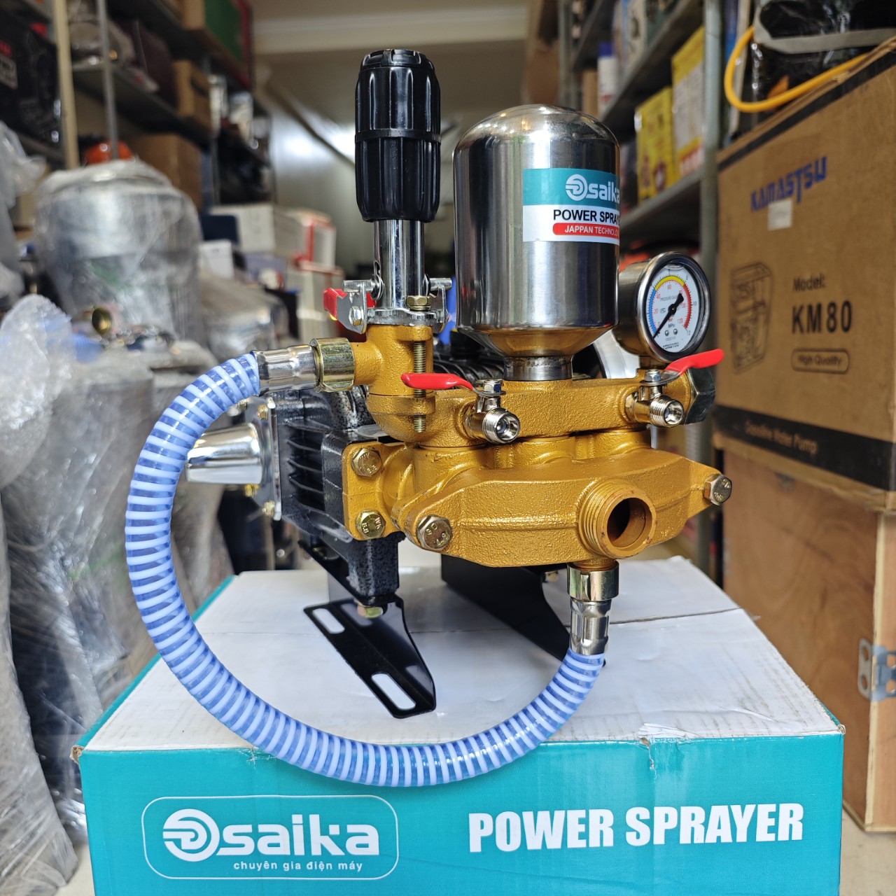 Đầu rửa xe áp lực cao 2.9hp saika ty 30mm
