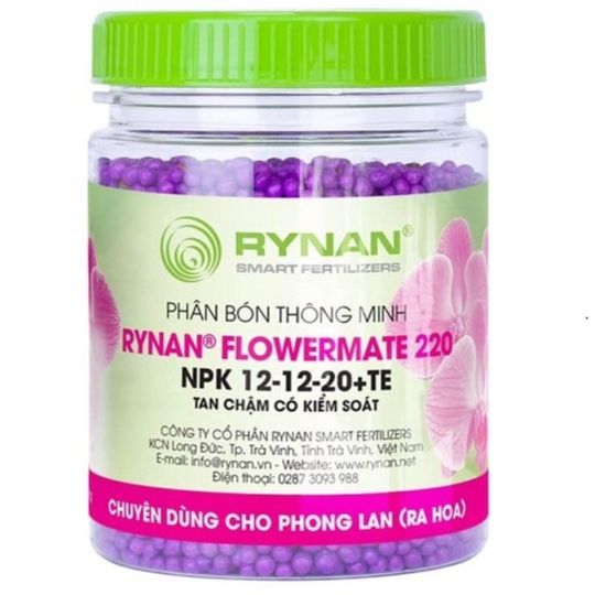 Phân bón thông minh rynan flowermate 220 - phân bón tan chậm - phân bón npk 12-12-20+te 150g