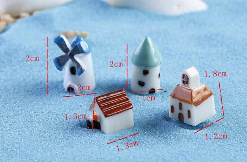 Phụ kiện trang trí tiểu cảnh: Mẫu nhà mới mini