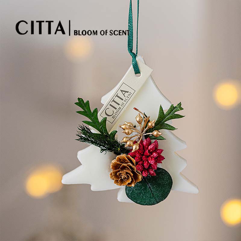 CITTA Sáp Thơm Cây Thông Noel Giáng Sinh Khử Mùi Tủ Quần Áo, Xe Hơi ( Ô Tô ), Phòng Ngủ Trang Trí Cao Cấp