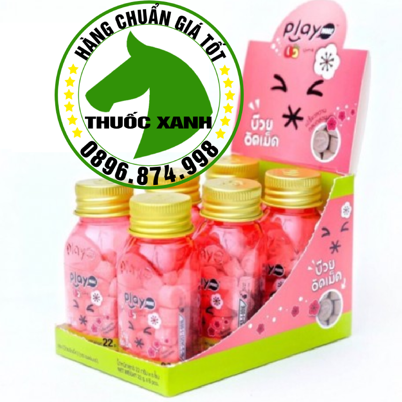 1 lốc kẹo Play more vị xí muội Thái lan