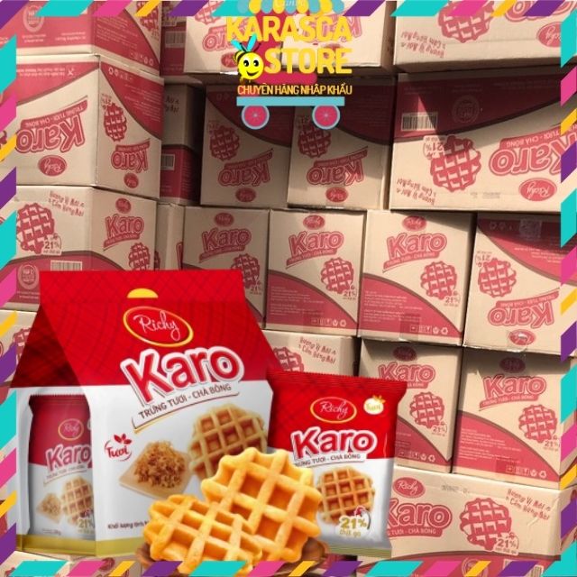 Bánh Karo Thùng 72, Bánh Karo Chà Bông Cho Bữa Sáng Tiện Lợi