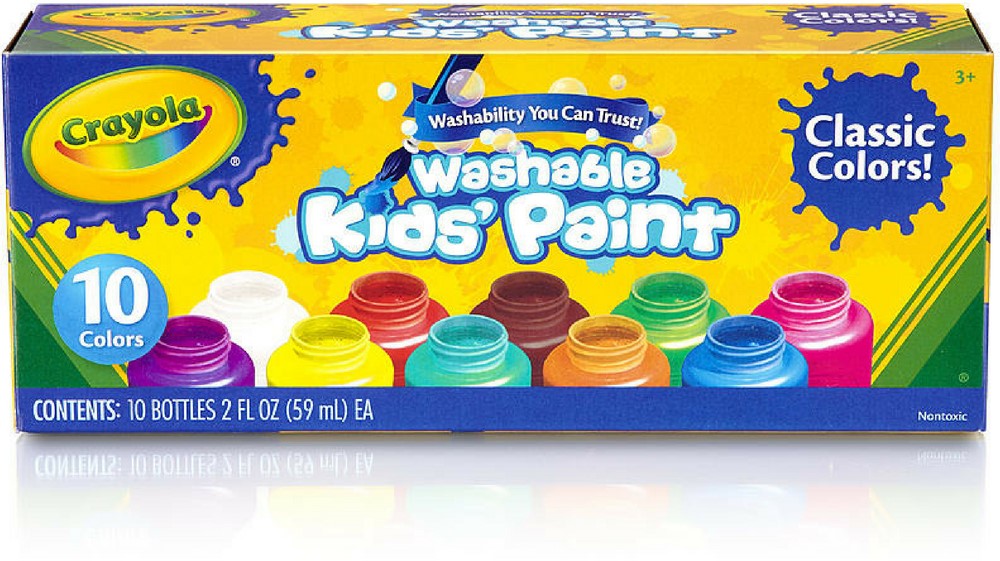Bộ 10 lọ màu nước crayola rửa được 59ml/lọ