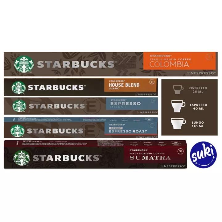 Starbucks® MIX by Nespresso® - PACK 40 Capsules, DATE 12/2024-09/2025