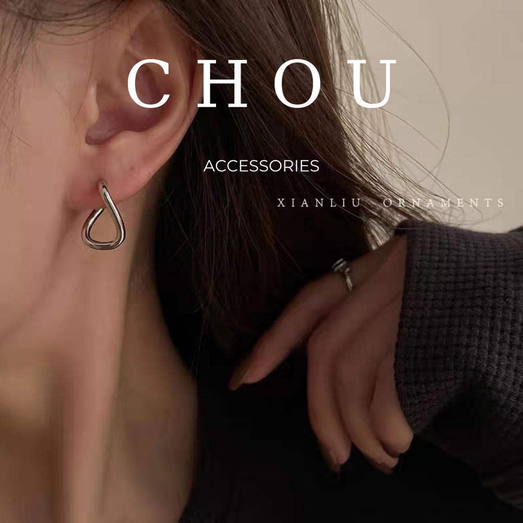 Bông tai, khuyên tai basic xoắn oval | chou accessories |