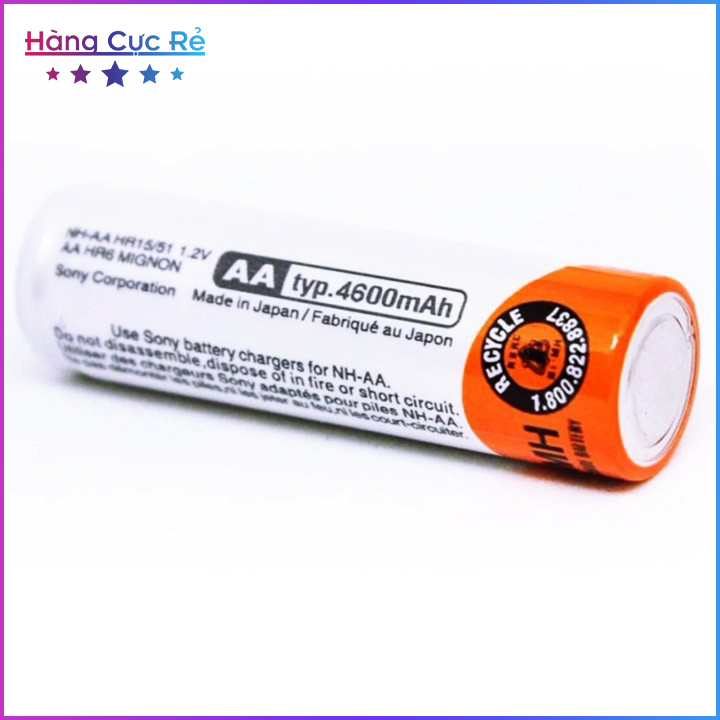 1 Viên Pin sạc AA 1.2V - Pin tiểu nhí 2A dùng cho micro, remote, đồng hồ, máy ảnh, máy quay phim, đồ chơi điện tử - Shop Hàng Cực Rẻ