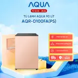 [SẢN PHẨM MỚI 2025] Tủ lạnh mini Aqua 90 lít AQR-D100FA(PS) - Màu hồng nhạt - Freeship toàn quốc