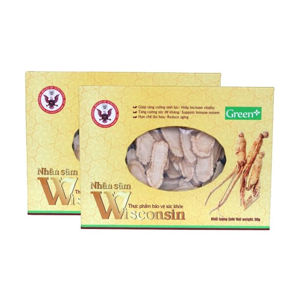 Sâm mỹ wiscosin chính hiệu cắt lát 50g - 100g