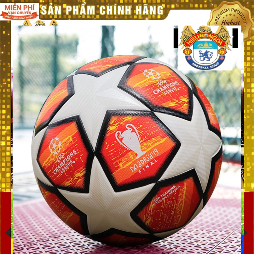 Bóng đá C1 số 5 Chung kết Champion League | Quả bóng đá Ngoại Hạng Anh Premier League size 5 trái banh da nam bóng đá World Cup 2022 WC Qatar quả banh Laliga La liga câu lạc bộ CLB giá rẻ số 4 size 4 trẻ em chính hãng Động Lực Hieubongda