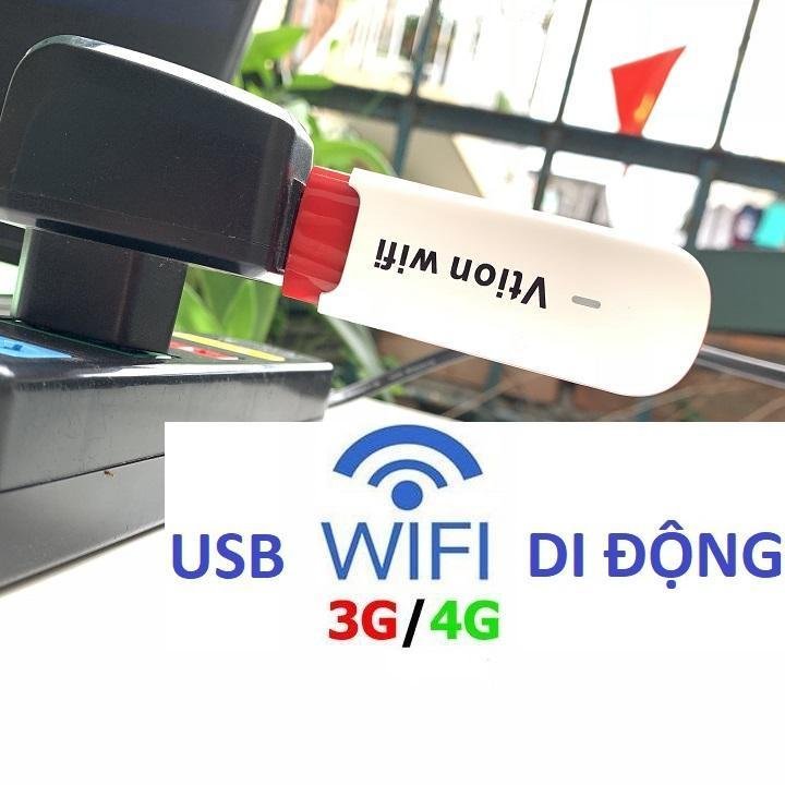 Usb phát wifi từ sim 3g 4g lte vtion ,cực nhanh - giá rẻ - đa mạng - dễ dùng