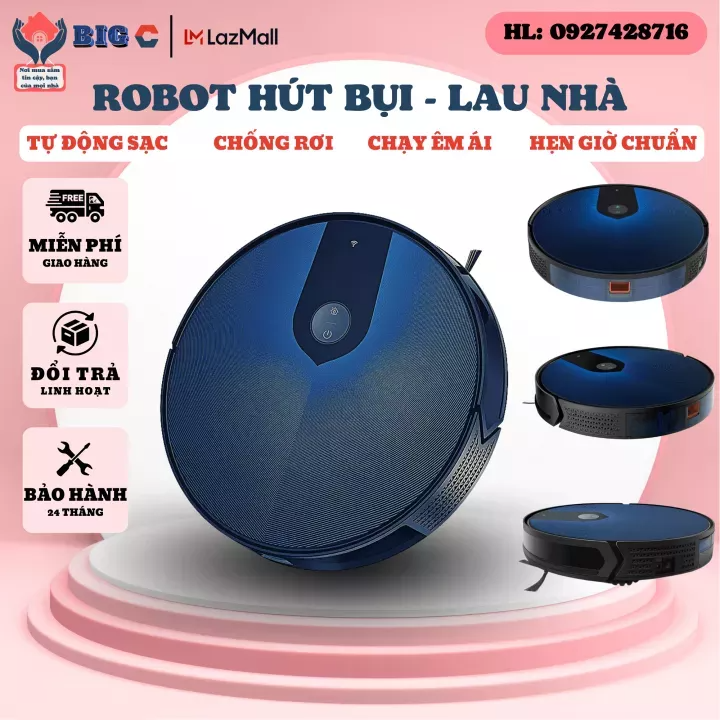 Robot hút bụi lau nhà thông minh, máy hút bụi lau nhà - robot hút bụi lau nhà ec0vacs deebot ozmo t8 max plus - công nghệ truedetect 3d-dock sạc xả tự động - bh 12 tháng- hàng chính hãng