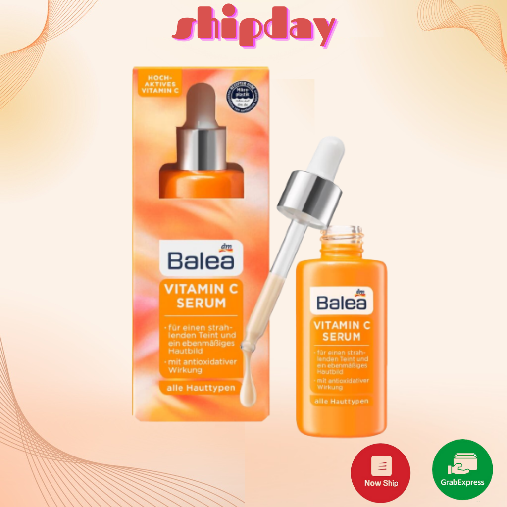 Serum chống lão hoá sáng đều màu da Balea Vitamin C