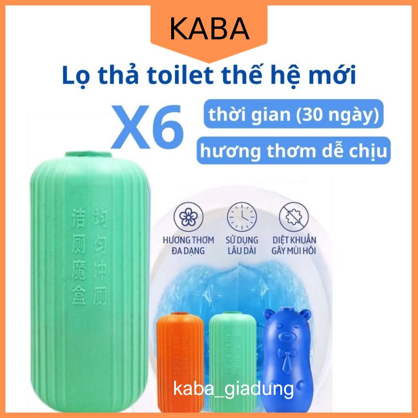 Lọ thả bồn cầu lọ tẩy bồn cầu diệt khuẩn khử mùi 4 mùi hương thơm nhẹ 1 lọ dùng được 3 tháng KABA