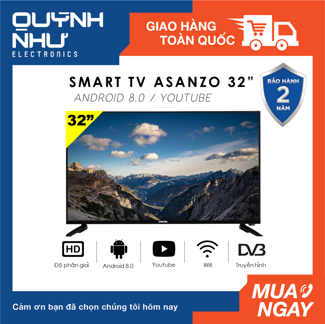Smart voice tivi asanzo 32 inch islim model 32sl800 / 32sl900 / 32s55 - tivi giá rẻ - bảo hành 2 năm