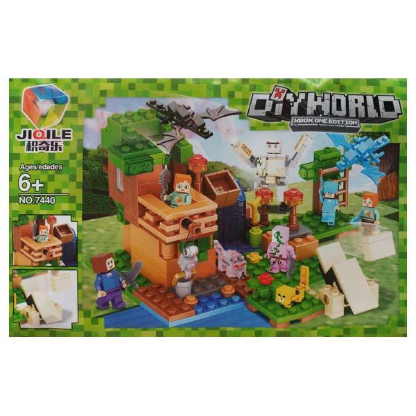 Đồ chơi Bộ Xếp Hình My World Minecraft 7440B - 298PCS - Kèm Hộp Nhựa+ Dụng Cụ Tháo Lắp