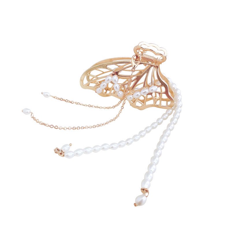 [HCM]Kẹp Tóc Kim Loại Phối Tua Rua Phong Cách Hàn Quốc dành cho bạn nữ - Sara Accessories
