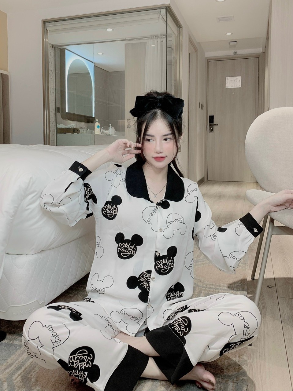 Pijama , bộ mặc nhà kate thái cao cấp. bộ đồ ngủ ,bộ mặc nhà.