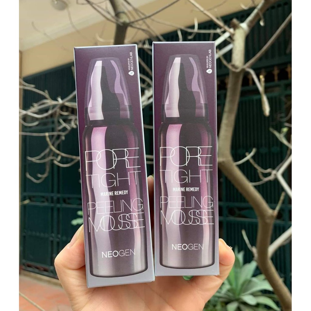Tẩy da chết bọt - tẩy tế bào chết dạng bọt neogen pore tight peeling mousse hàn quốc
