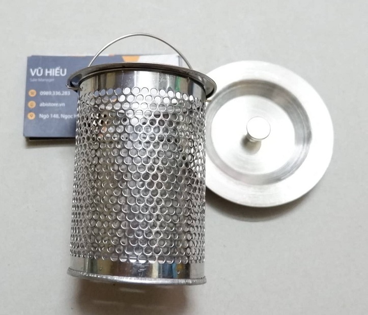 Rọ rác 9cm, 8cm, 5cm, 4cm và nắp rọ rác chậu rửa bát giá rẻ