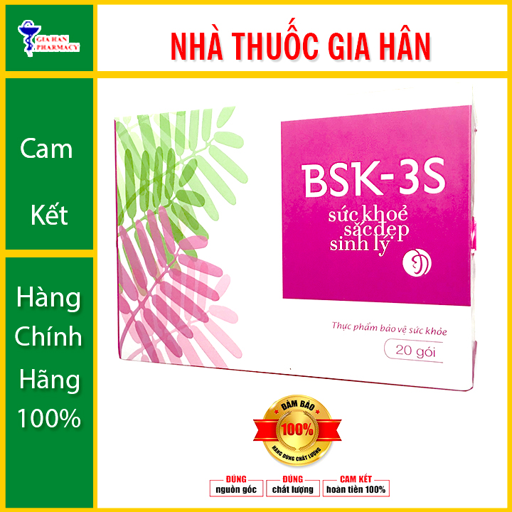 Gói uống bsk 3s - hỗ trợ chống oxy hóa gốc tự do