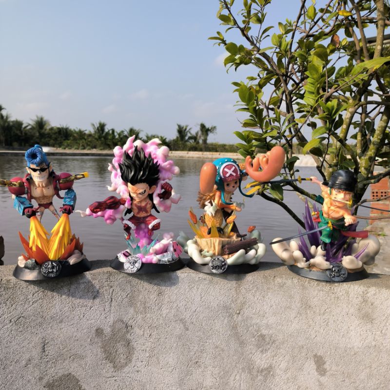 Mô hình One Piece nhân vật Luffy, zoro,franky,sanji,brook,chopper cao 26 cm có hộp