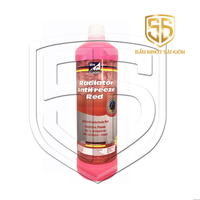 Nước mát bluechem radiator antifreeze red 1 lít - made in germany
