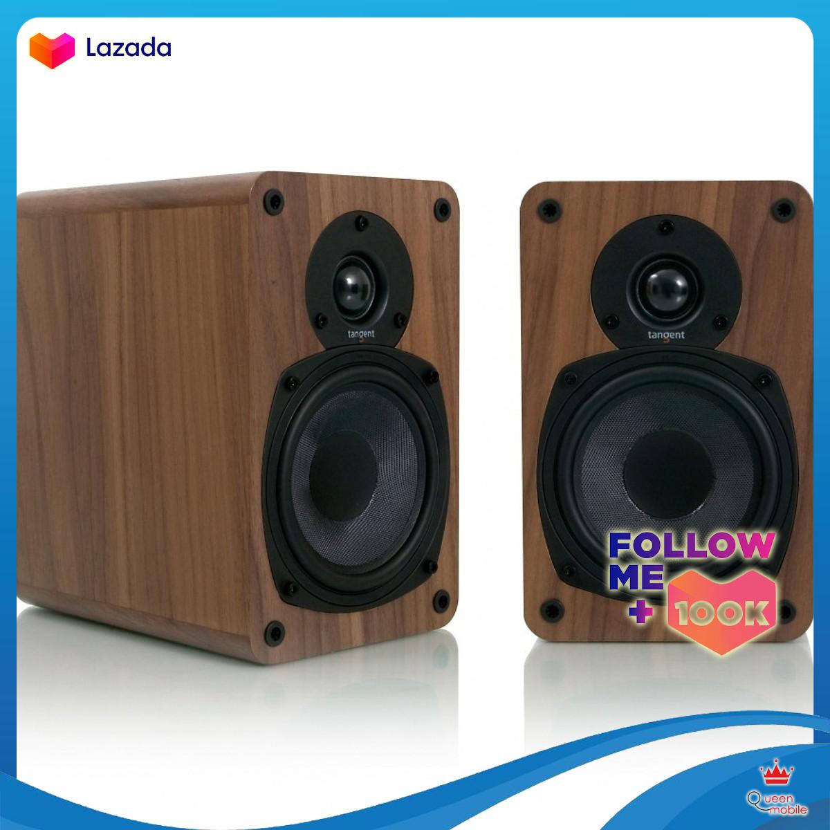 Loa bookshelf tangent audio evo e5 walnut 150w
