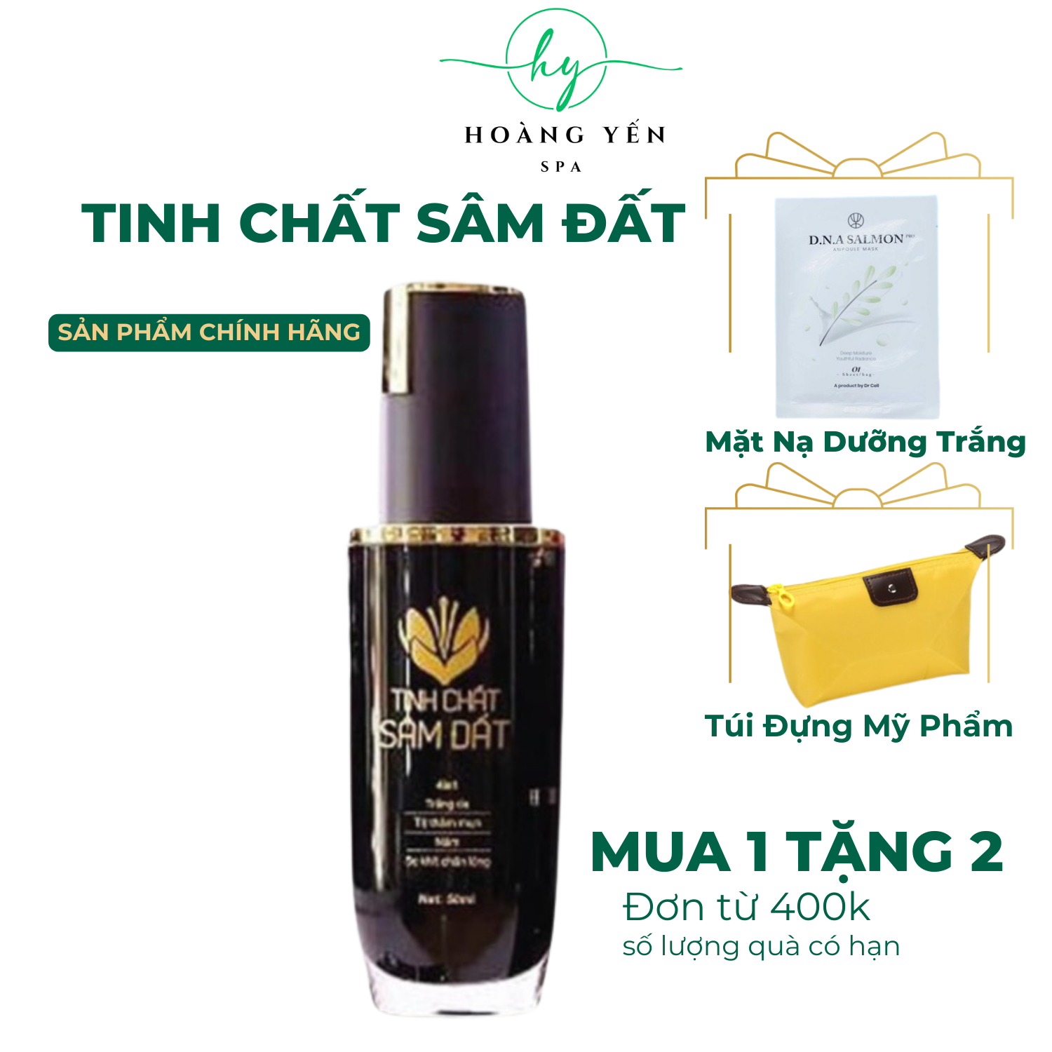 Tinh Chất Sâm Đất Dr Cell  Đánh Bay Mụn Nhanh Chống, Tái Tạo Da, Giảm Thâm(BONG DA) 50ml