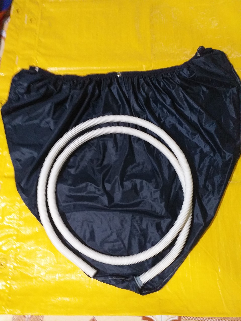[HCM]Áo trùm vệ sinh máy lạnh (ống xả rời) - TẶNG 1 DÂY TREO 3M