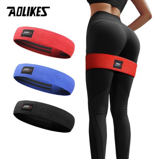 Dây Tập / Đai Tập Đàn Hồi, Kháng Lực Khi Tập Thể Thao Yoga Mông, Hông, Đùi, Chân, Vòng Ba Mini band Aolikes Mã RB-3603