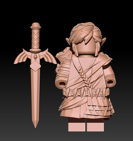 Custom lego set zelda