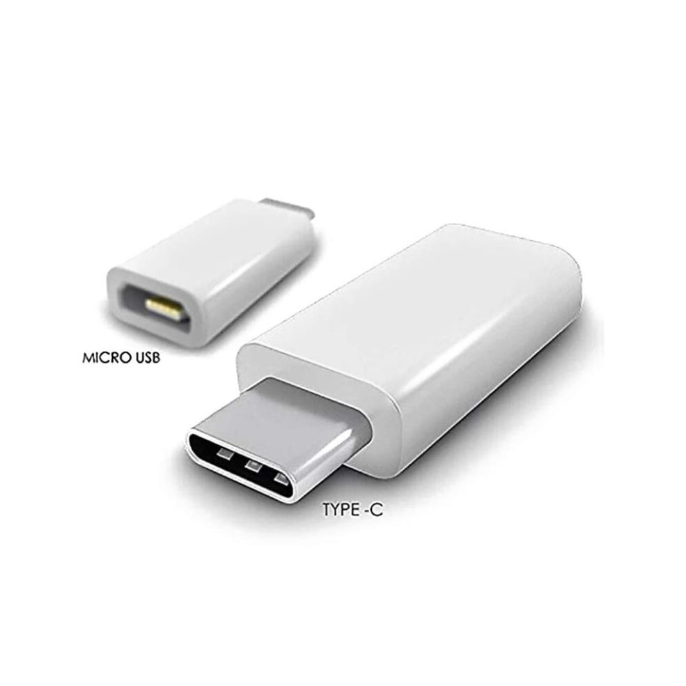 Bộ đầu chuyển đổi cổng micro usb sang jack type-c có sạc nhanh