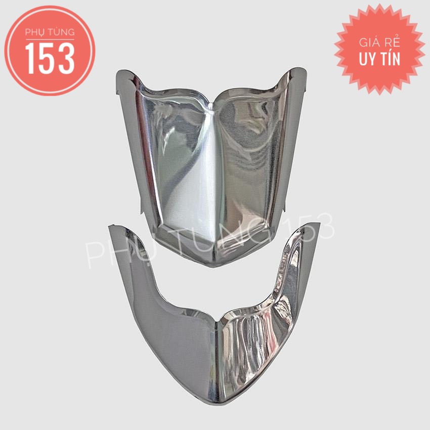 1 bộ mỏ đuôi dè xe wave blade inox - bảo vệ dè inox - phụ tùng 153