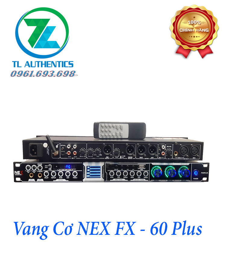 Vang cơ Nex FX60 Plus 2024 - vang cơ nex fx60plus có reverb bluetooth cổng quang tặng jac canon bảo hành 12 tháng
