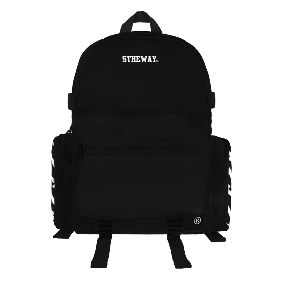 5THEWAY® Balo Đen aka /solid/ Rocket Backpack™ in BLACK