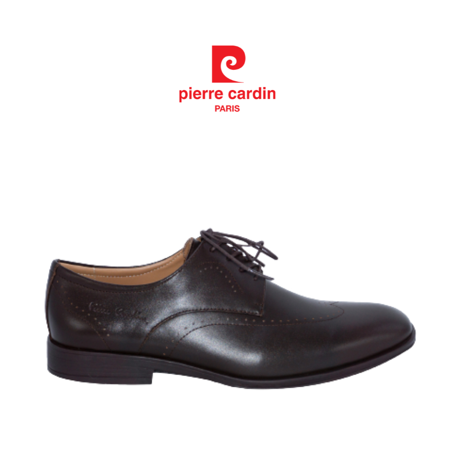 Giày tây nam Pierre Cardin derby có dây, chất liệu da bò thật cao cấp, đế cao su đúc chống trơn trượt, thiết kế sang trong, bảo hành 12 tháng - 770
