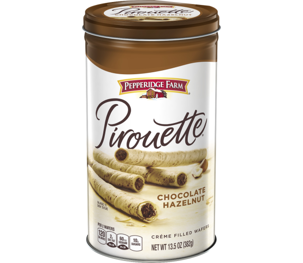 Date 03/25 bánh quế pepperidge farm 382g - socola hạt dẽ