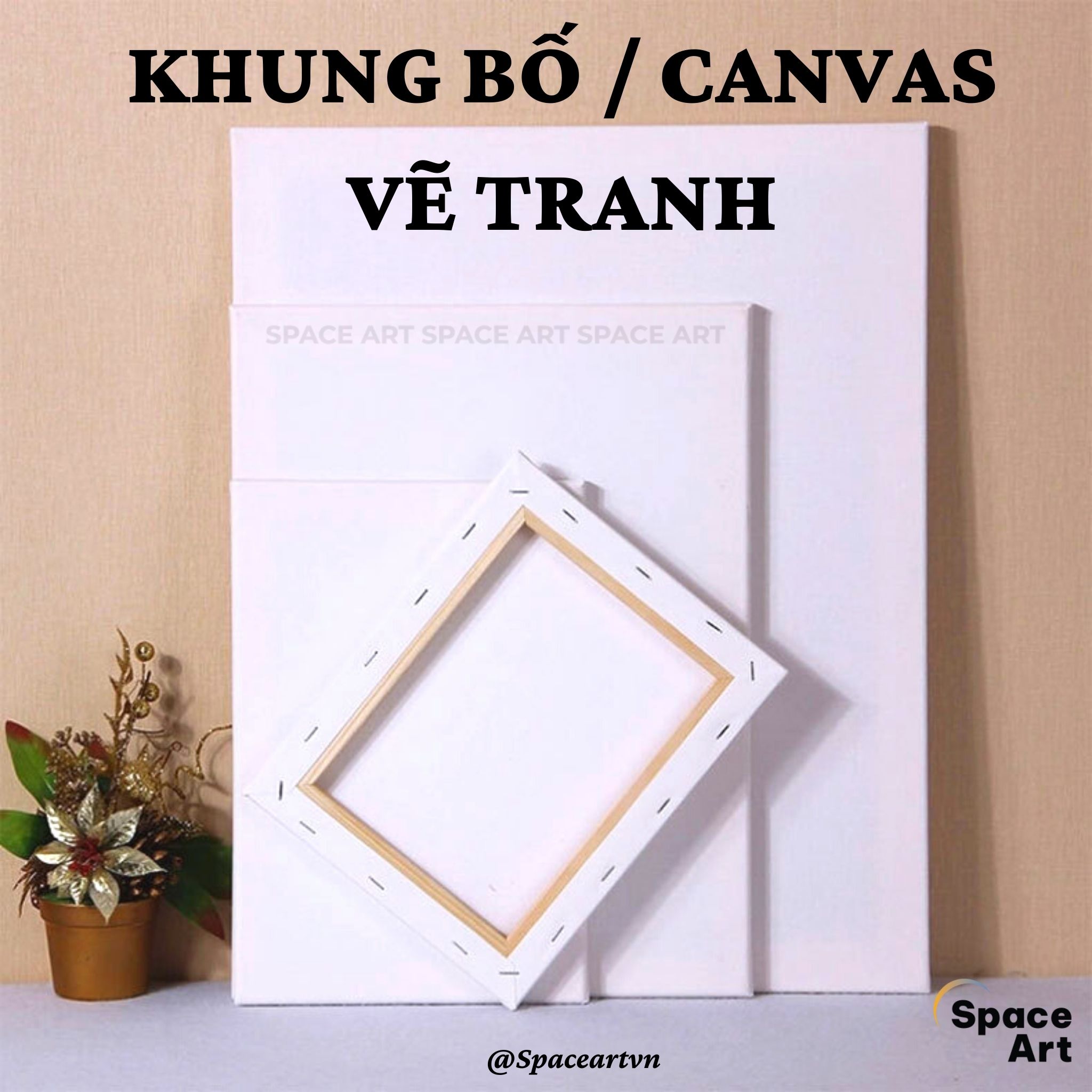 Khung Bố Khung Toan Canvas Vẽ Tranh Nhiều Kích Cỡ