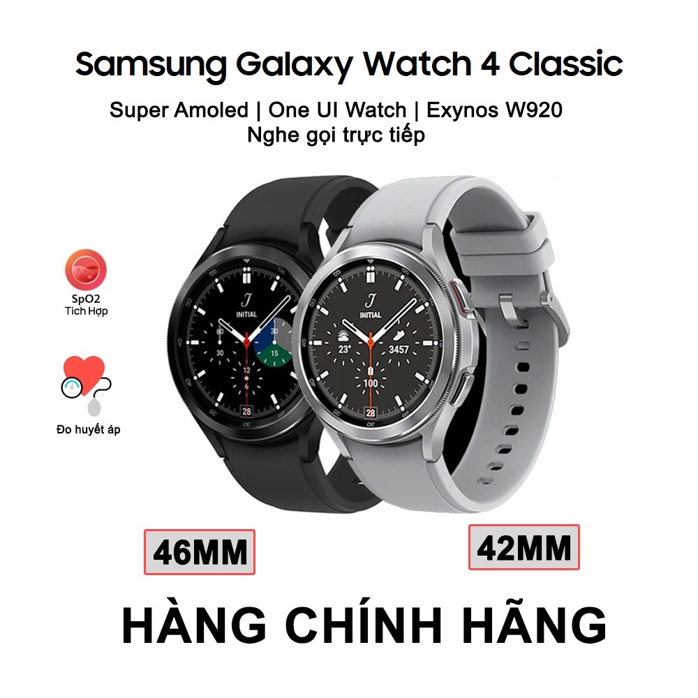 Đồng hồ thông minh Samsung Galaxy Watch 4 Classic GPS - Hàng Chính Hãng