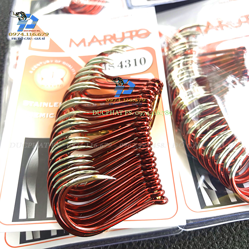 Lưỡi câu cá tra maruto đỏ