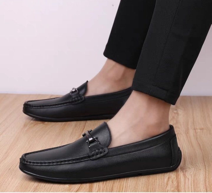 GIÀY LƯỜI NAM DA BÒ  CAO CẤP LEZAZA 2023 BH 12 tháng