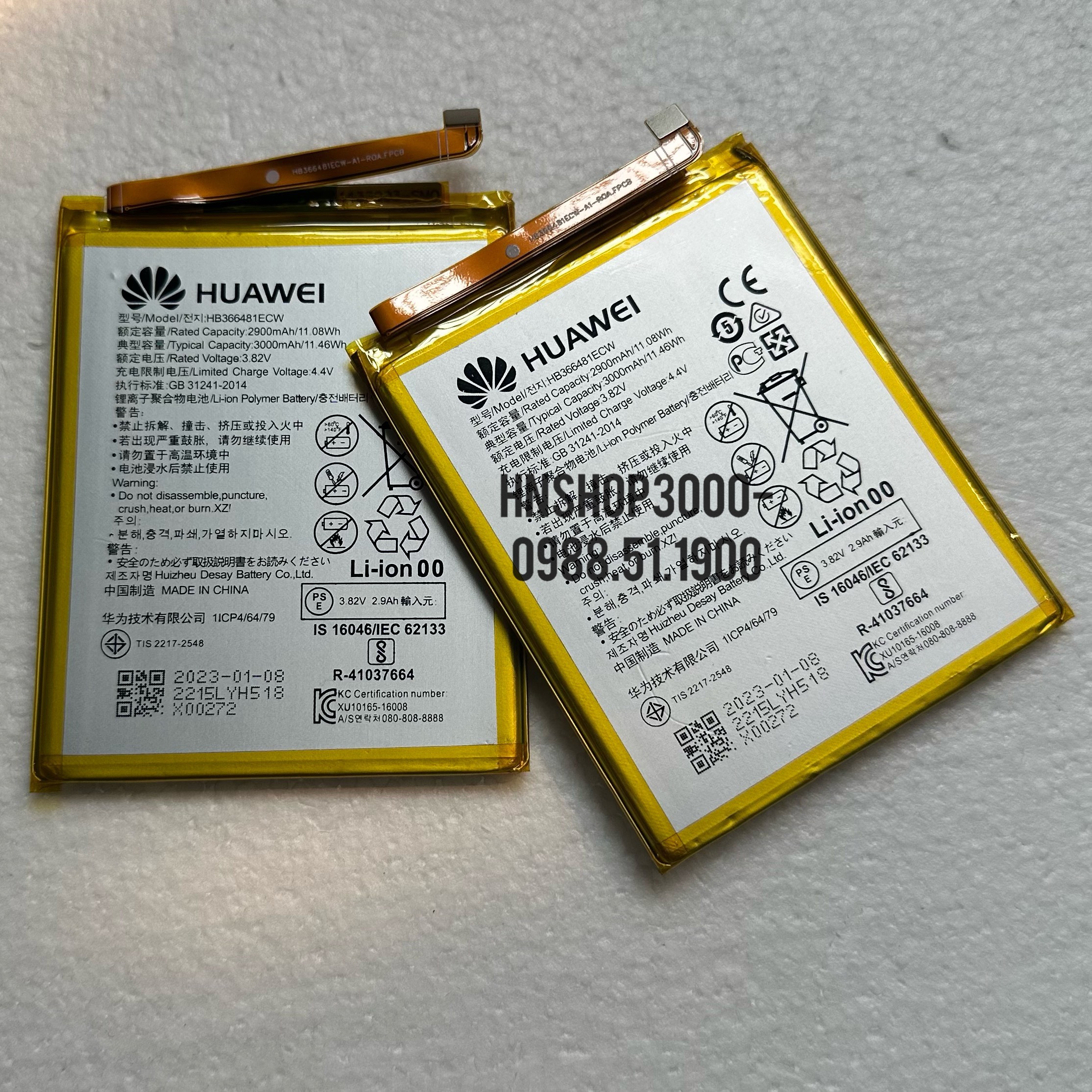 Pin huawei nova 3e/ y7 pro 2018 dung lượng 3000mah zin - bảo hành 6 tháng