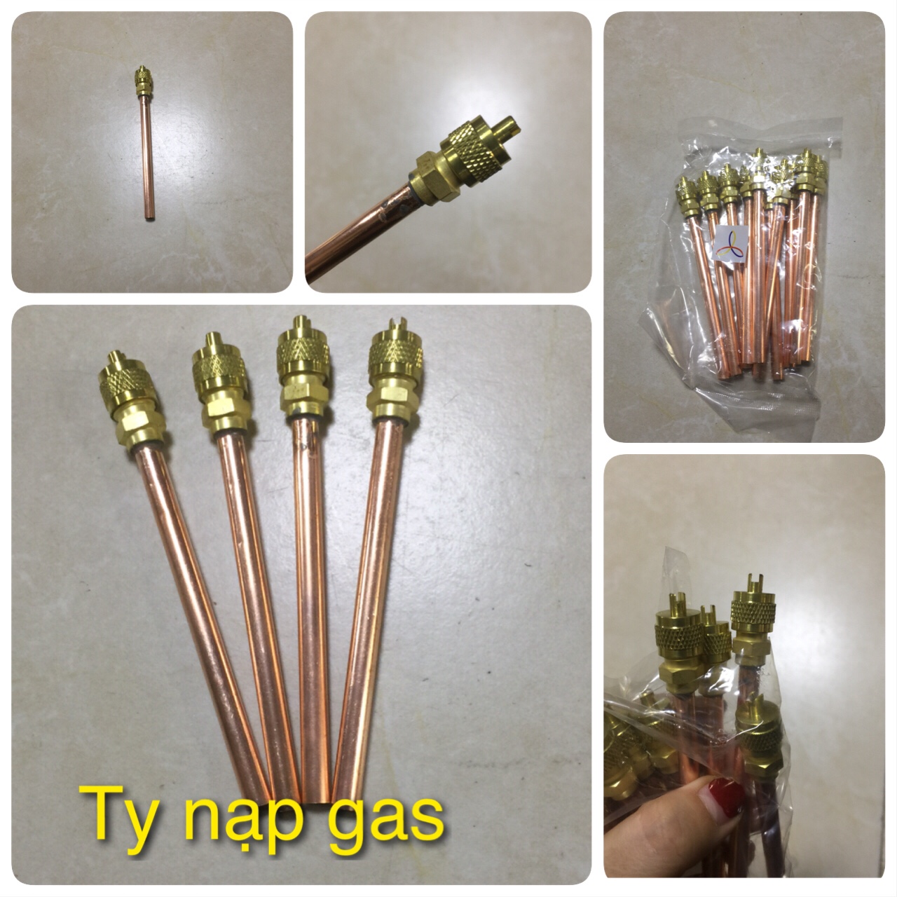 Ty nạp gas 10cm - ti nạp gas lạnh